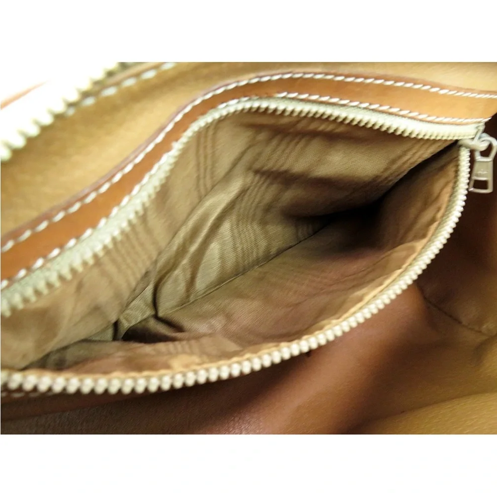 Celine Brown and Tan Shoulder Bag - Picture 13 of 16